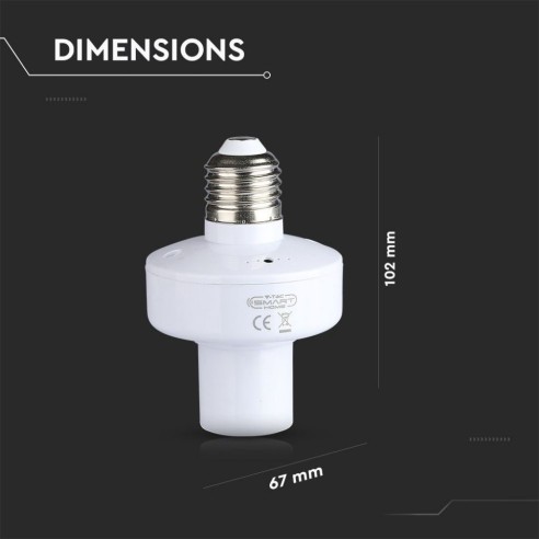 E27 (max 20W) WiFi lamphouder,...