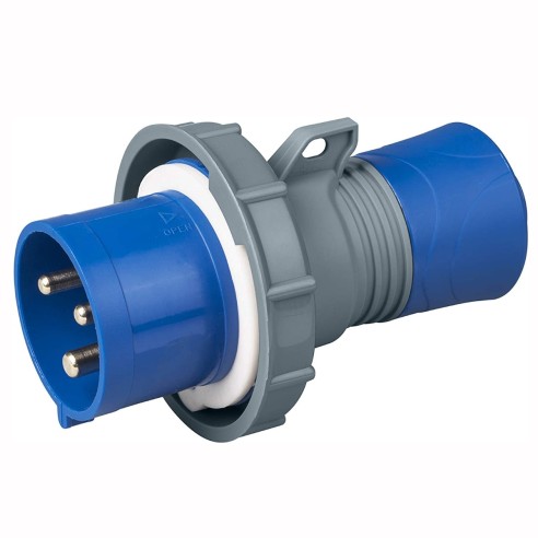 Industriestecker 230V, 2P+E, 16A,...