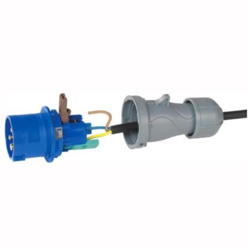 Enchufe rápido industrial 230V, 2P+E,...