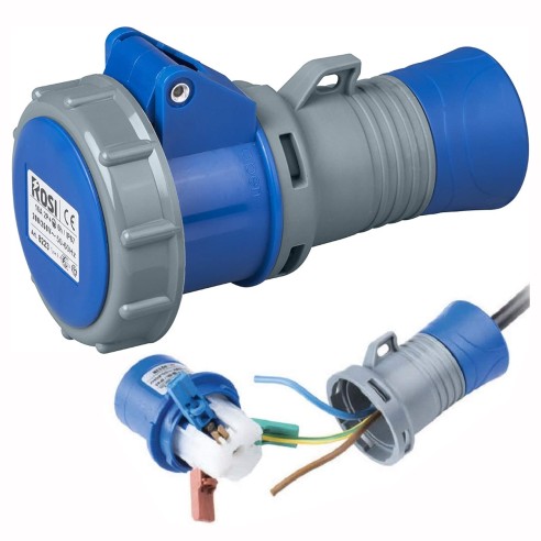 230V Industrie-Schnellsteckdose,...
