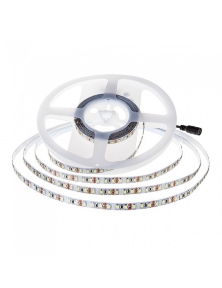 Ledstrip 12V, Samsung chips, SMD2835, 12W/m, 120 leds/m, IP20, breedte 10mm - V-TAC PRO VT-5-120