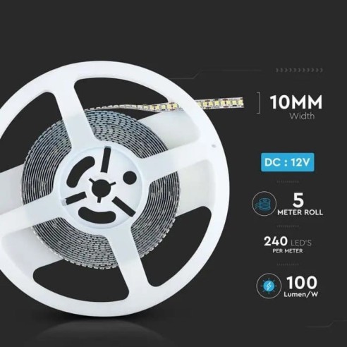 Led strip 12V, SMD2835, 20W/m, 240...