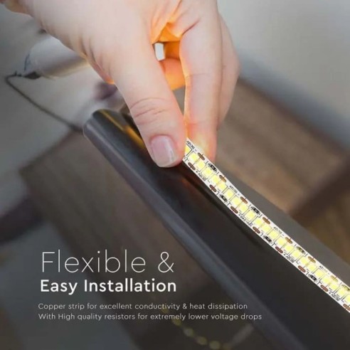 Led strip 12V, SMD2835, 20W/m, 240...