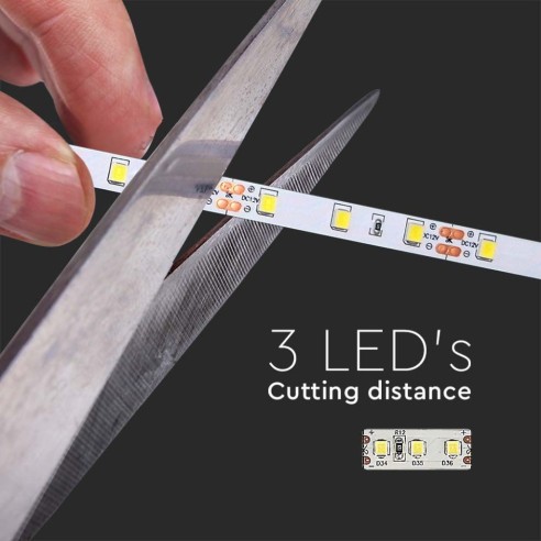 Ledstrip 12V, SMD4040, 8W/m, 60...
