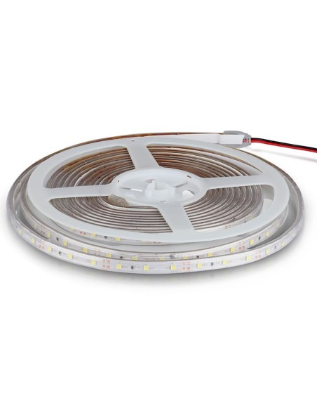 Bande LED 12V, SMD3528, 4.2W/m, 60 leds/m, IP65, largeur 8mm - V-TAC VT-3528