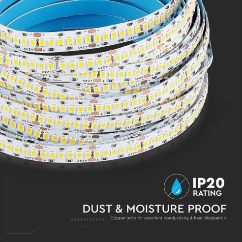 Tira LED 24V, chip Samsung, SMD2835,...