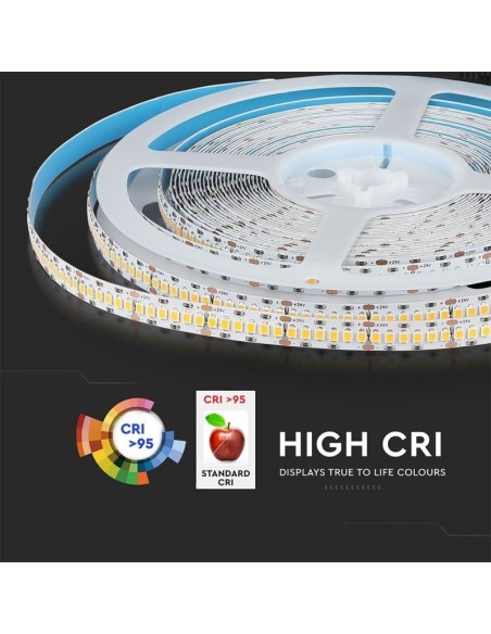 LED Streifen 24V, Samsung Chip, SMD2835, 18W/m, 240 leds/m, IP20, Breite 10mm, CRI95 - V-TAC PRO VT-10-240
