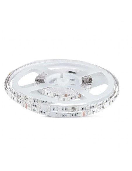 Led strip 24V, SMD5050, 10W/m, 60 leds/m, IP20, width 10mm - V-TAC VT-5050