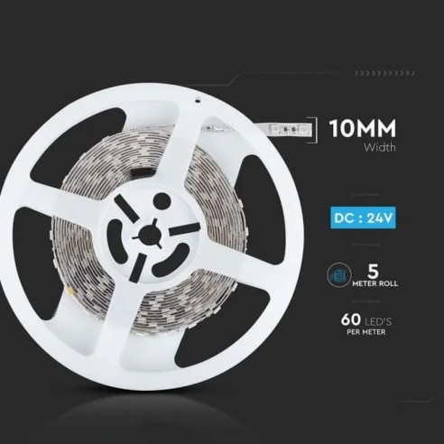 Bande LED 24V, SMD5050, 10W/m, 60...