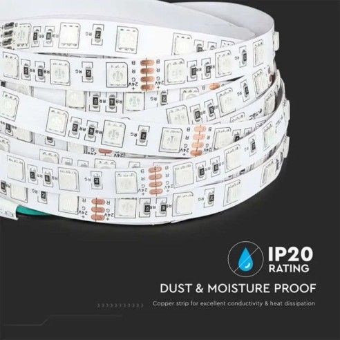 LED-strip 24V, SMD5050, 10W/m, 60...
