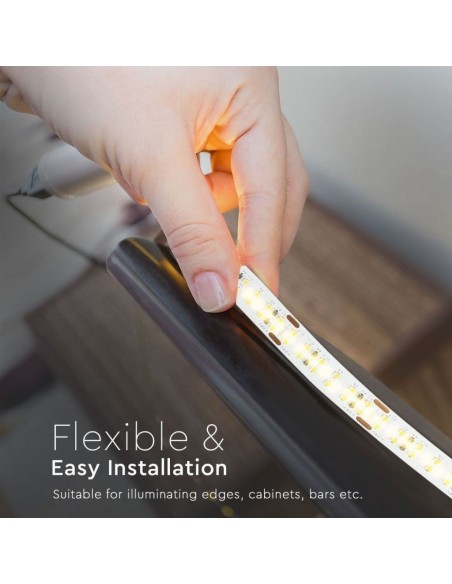 LED-strip 24V, SMD2216, 30W/m, 360 leds/m, IP20, breedte 14mm, CRI95 - V-TAC VT-2216
