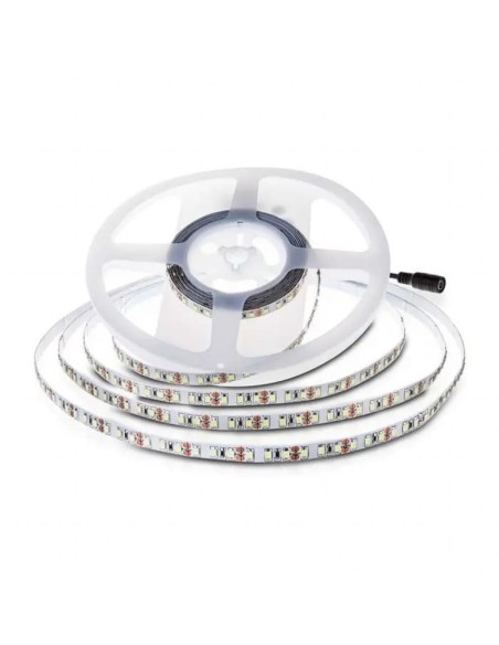 Bande LED 24V, SMD2835, 8W/m, 120 leds/m, IP20, largeur 8mm - V-TAC VT-2835