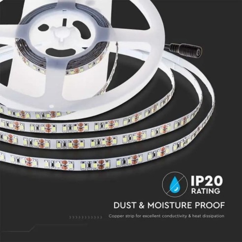Strip led 24V, SMD2835, 8W/m, 120...