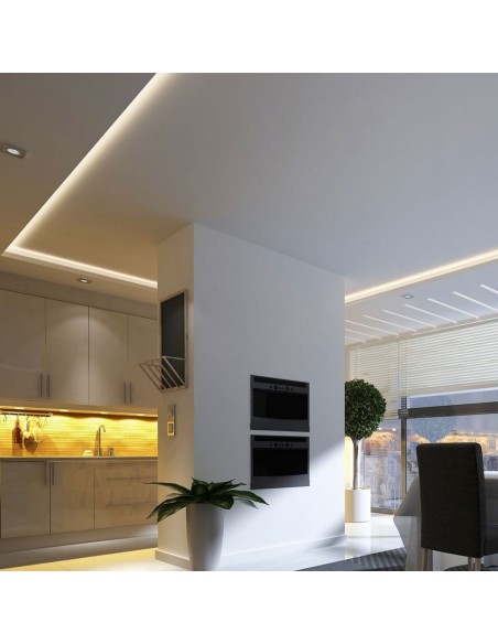 LED strip 24V, COB, 13W/m, 512 leds/m, IP20, width 10mm - V-TAC VT-COB 512