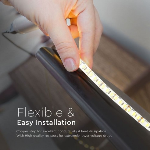 Ledstrip 12V, SMD5730, 18W/m, 120...