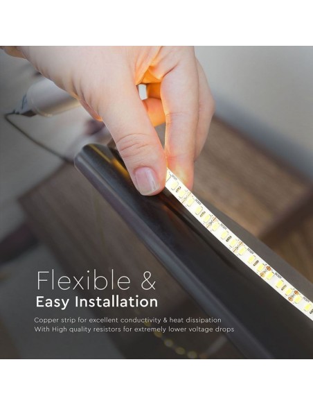 Led-Leiste 12V, SMD5730, 18W/m, 120 leds/m, IP20, Breite 10mm - V-TAC VT-5730