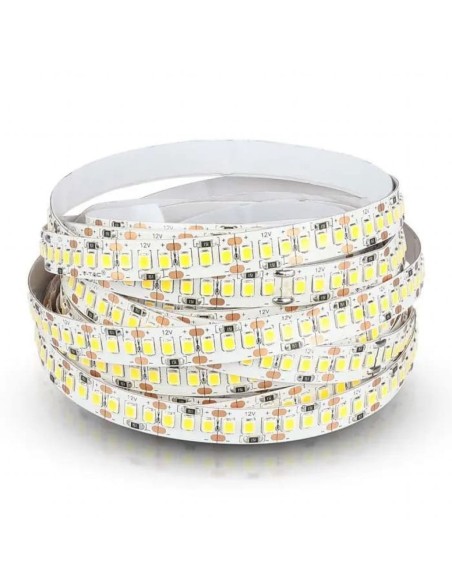 Tira led 12V, SMD2835, 17W/m, 204 leds/m, IP20, ancho 10mm - V-TAC VT-2835