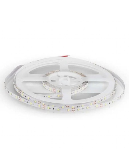 Bande LED 12V, SMD3528, 4.2W/m, 60 leds/m, IP20, largeur 8mm - V-TAC VT-3528