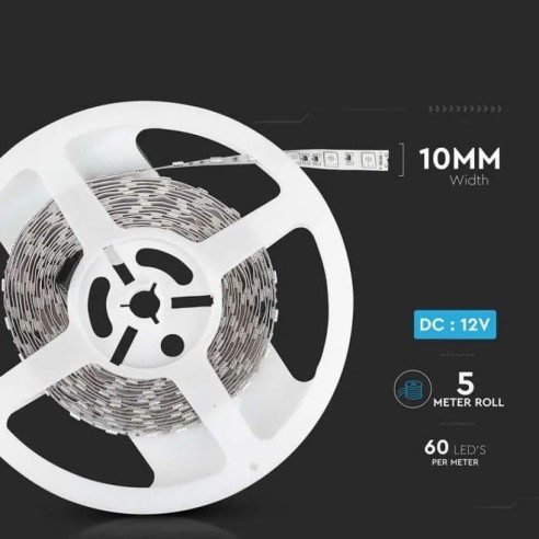 Bande LED 12V, SMD5050, 11W/m, 60...