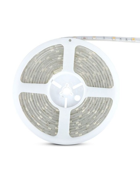 Bande LED 12V, SMD5050, 4.8W/m, 30 leds/m, IP65, largeur 10mm - V-TAC VT-5050
