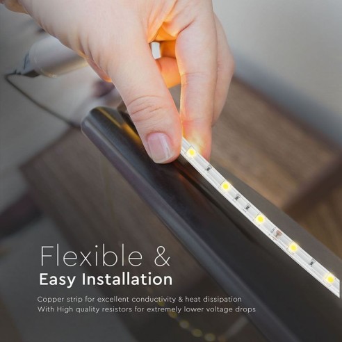 Strip led 12V, SMD5050, 4,8W/m, 30...