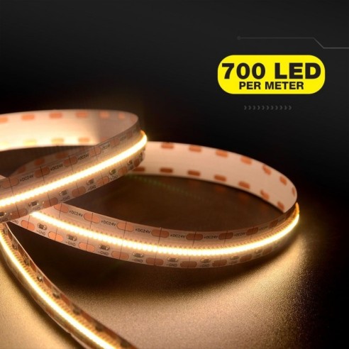 Tira LED 24V, SMD2110, 21W/m, 700...