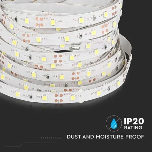 Bande LED 12V, SMD3528, 4.2W/m, 60...