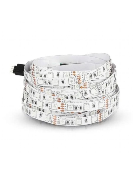 Strip led 12V, SMD5050, 11W/m, 60 led/m, IP20, larghezza 10mm - V-TAC VT-5050
