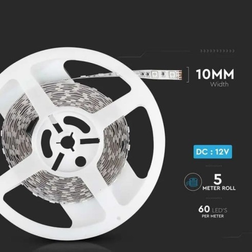 Tira led 12V, SMD5050, 11W/m, 60...