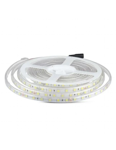 Strip led 24V, SMD5050, 10W/m, 60 led/m, IP65, larghezza 11mm - V-TAC VT-5050