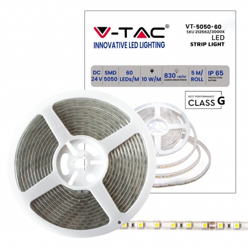 LED-strip 24V, SMD5050, 10W/m, 60...