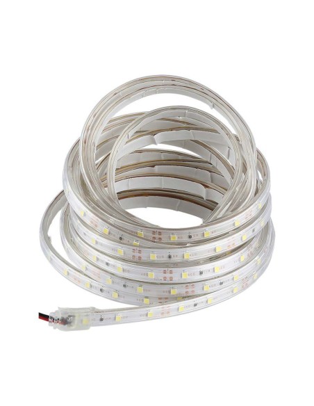 Tira led 12V, SMD3528, 3,2W/m, 60 leds/m, IP65, ancho 8mm - V-TAC VT-3528