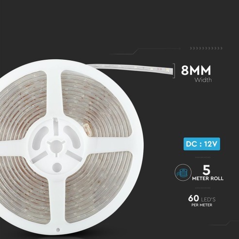 Ledstrip 12V, SMD3528, 3,2W/m, 60...