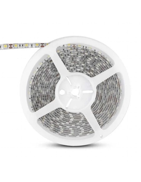 Bande LED 12V, SMD5050, 11W/m, 60 leds/m, IP65, largeur 11mm - V-TAC VT-5050
