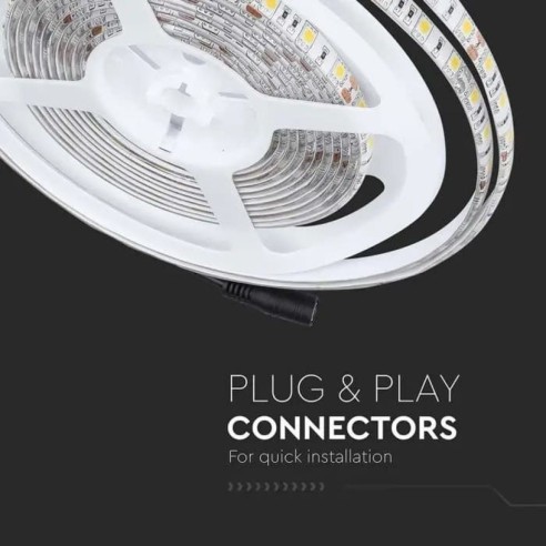 Bande LED 12V, SMD5050, 11W/m, 60...
