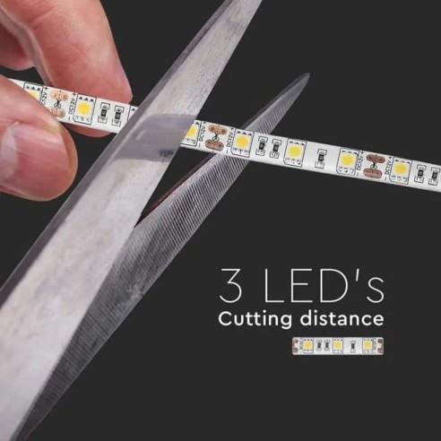 Strip led 12V,  SMD5050, 11W/m, 60...