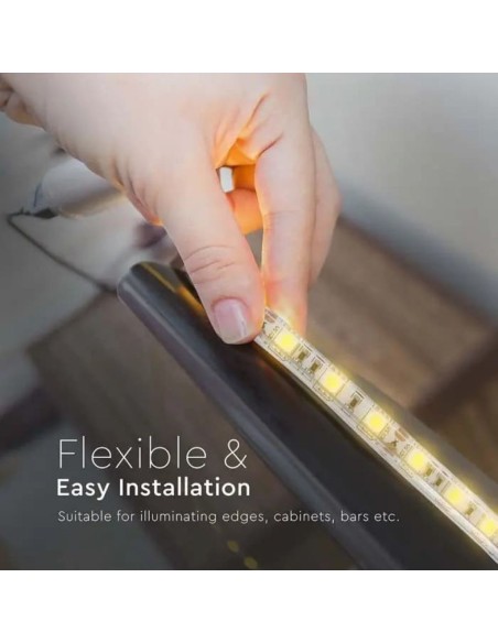LED strip 24V, SMD2835, 8W/m, 120 leds/m, IP65, width 9mm - V-TAC VT-2835