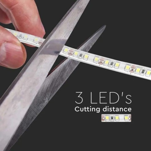 Tira led 12V, SMD3528, 8W/m, 120...