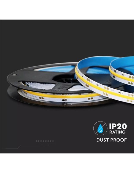 LED-Streifen 24V, COB, 10W/m, 280 leds/m, IP20, Breite 8mm - V-TAC VT-COB 280