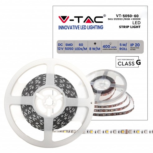 Led strip 12V, RGB and white SMD5050,...
