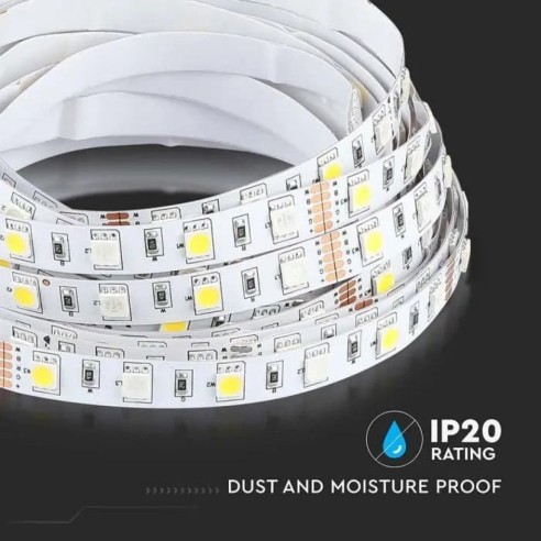 Tira led 12V, RGB y blanco SMD5050,...