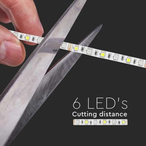 Strip led 12V, RGB e bianco  SMD5050,...