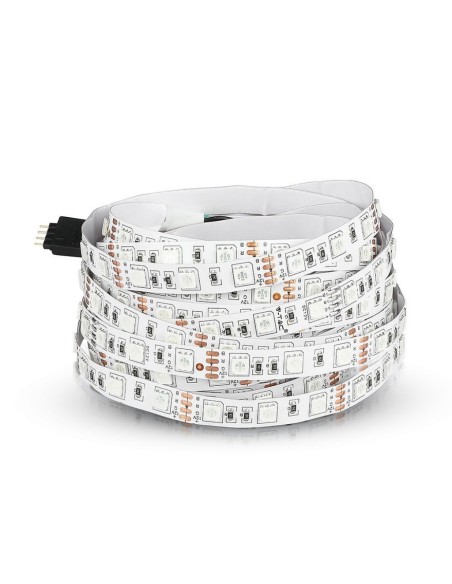 Strip led 12V, SMD5050, 10,8W/m, 60 led/m, IP20, larghezza 10mm - V-TAC VT-5050 212120