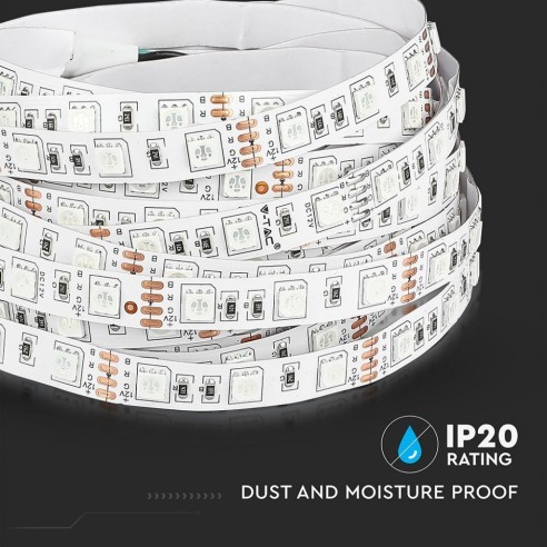 Ledstrip 12V, SMD5050, 10,8W/m, 60...