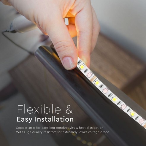 Led strip 12V, RGB and natural white...
