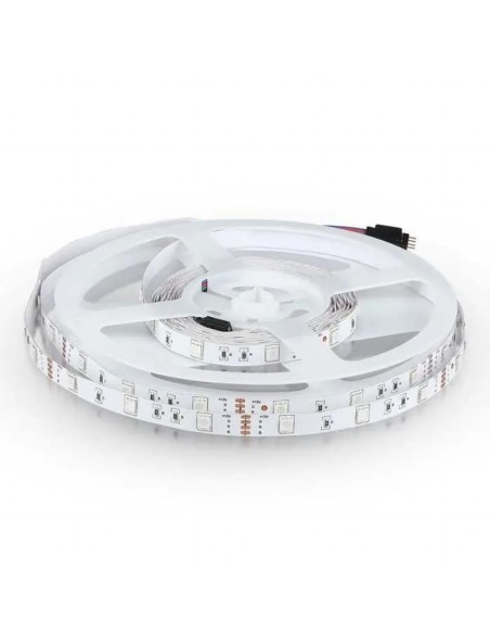 Led-Streifen 12V, RGB, SMD5050, 4W/m, 30 leds/m, IP20, Breite 10mm - V-TAC VT-5050