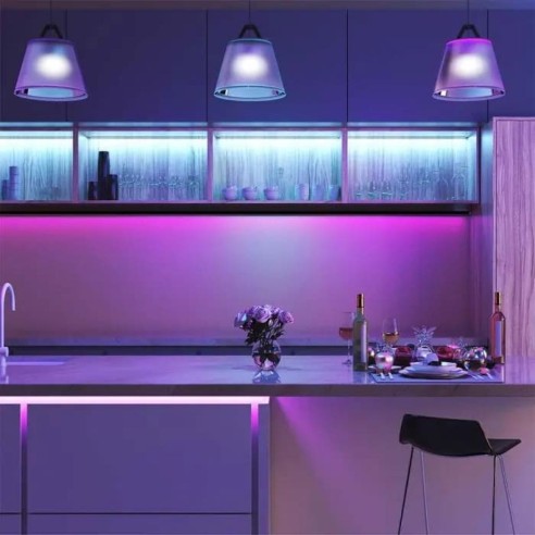 Tira led 12V, RGB, SMD5050, 4W/m, 30...