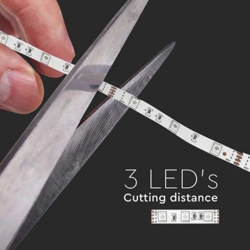 Ledstrip 12V, RGB, SMD5050, 4W/m, 30...