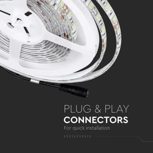 Tira de leds 12V, RGB, SMD5050, 7W/m,...