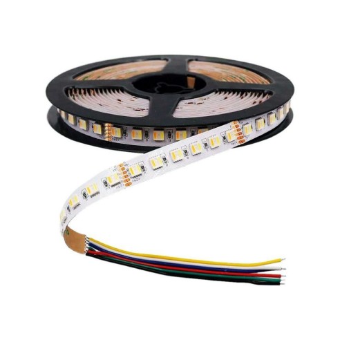 Strip led 24V, RGB + bianco, SMD5050,...
